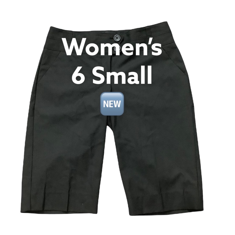 Women's Limited 6 Small S Cassidy Bermuda Shorts Khakis Chino Black NWOT
